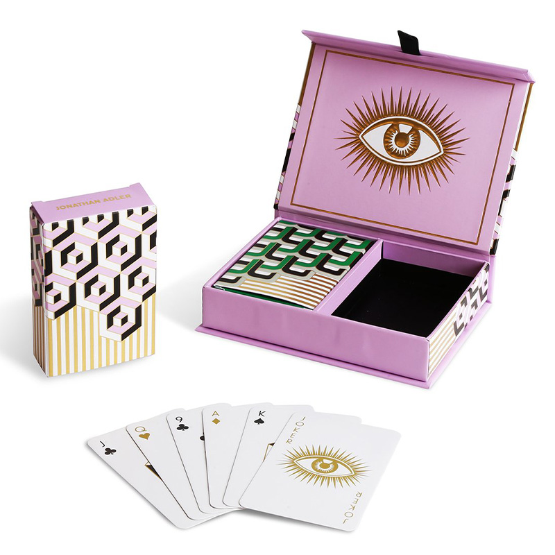 Игральные карты VERSAILLES PLAYING CARD SET Jonathan Adler Розовый Черный Белый Золотой Зеленый в Уфе | Loft Concept 