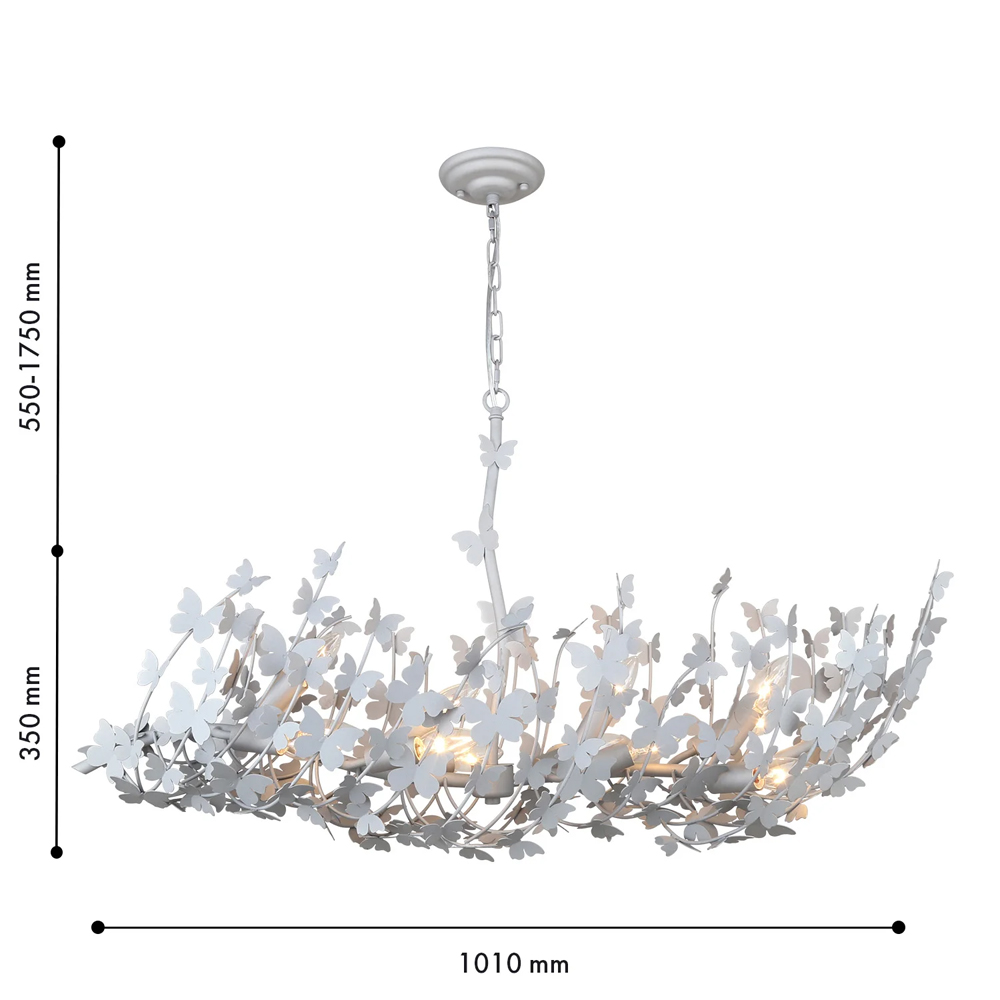 Люстра с абажуром оформленным в виде стаи бабочек Eternal Butterflies в Уфе