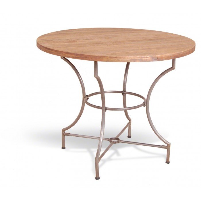 Cтол Industrial Metal Rust Round Dining Table  в Уфе | Loft Concept 