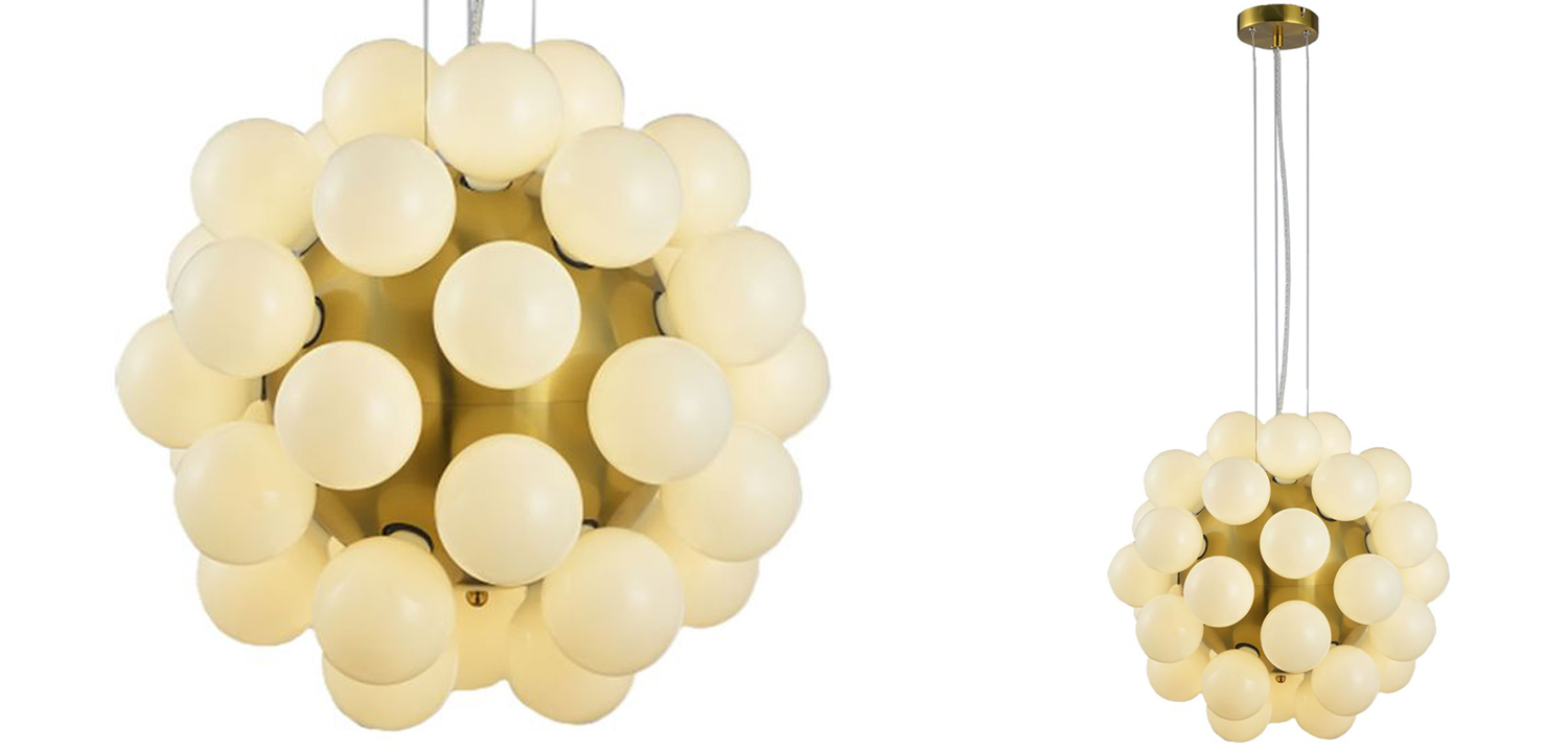 Люстра Korneli Chandelier white - фото