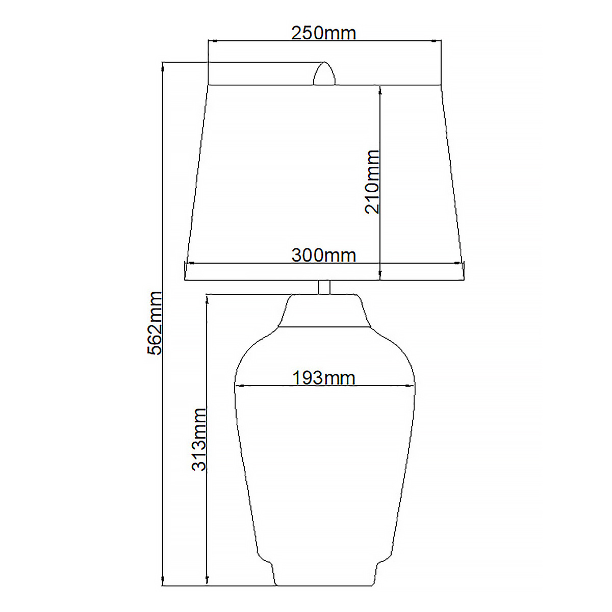 Настольная лампа с белым конусным абажуром и ребристым керамическим основанием Quintiesse в Уфе