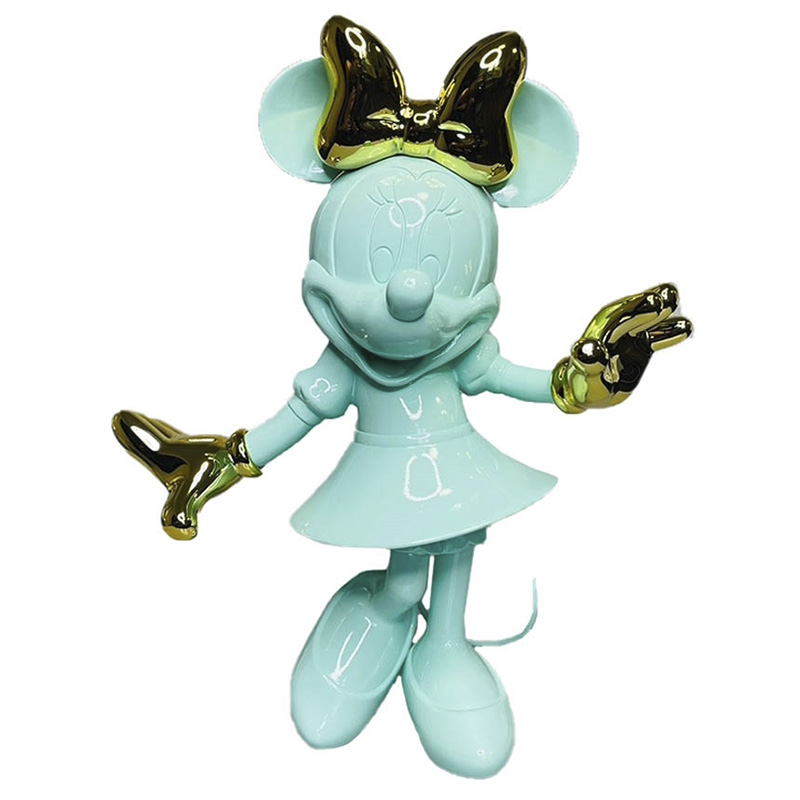 Статуэтка Минни Маус зеленого цвета Minnie Mouse Green Figurine  Салатовый в Уфе | Loft Concept 