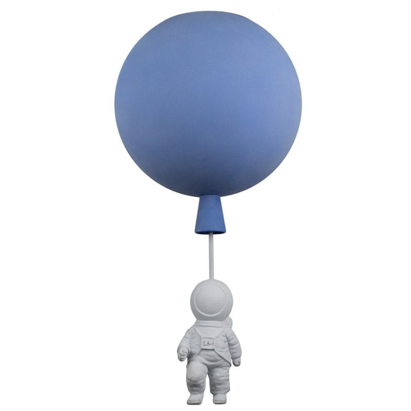 Потолочный светильник Cosmonaut blue ball Синий в Уфе | Loft Concept 