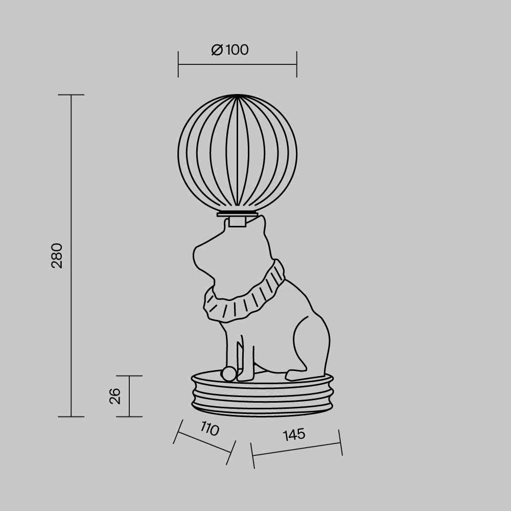 Настольный светильник Senor Capybara 3000К 5Вт в Уфе
