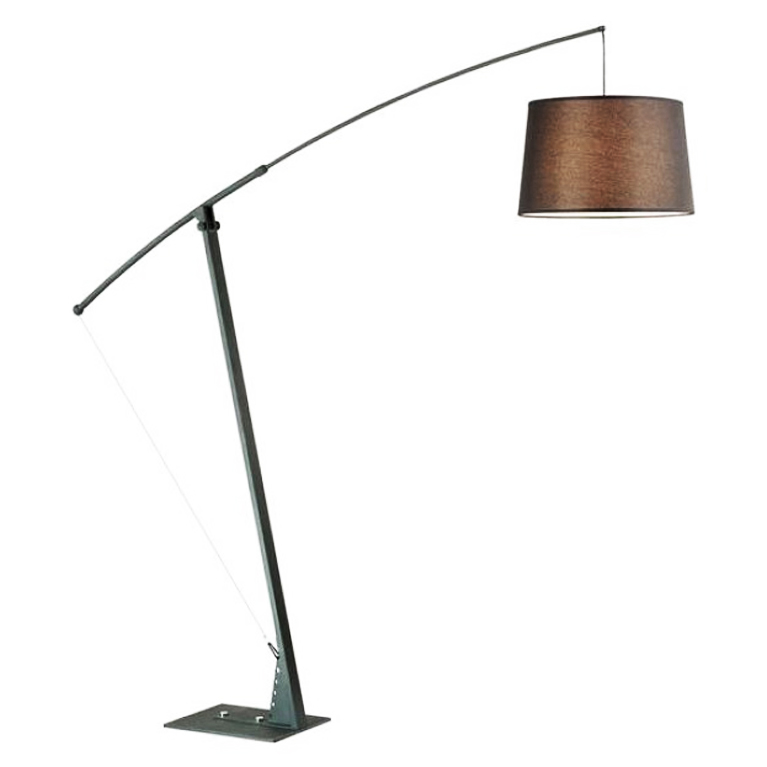 Торшер Floor Lamp Colin black Коричневый в Уфе | Loft Concept 