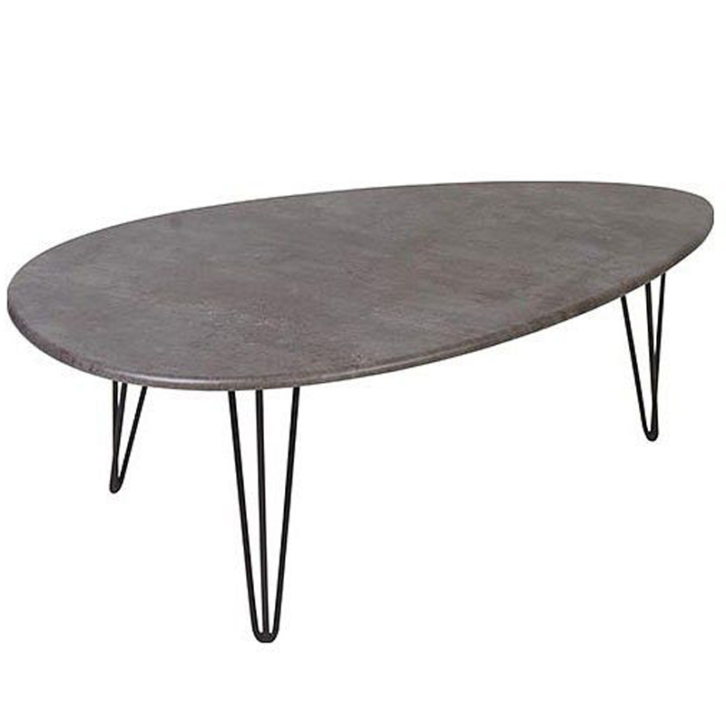 Кофейный стол Dorian Coffee Table gray Серый бетон в Уфе | Loft Concept 