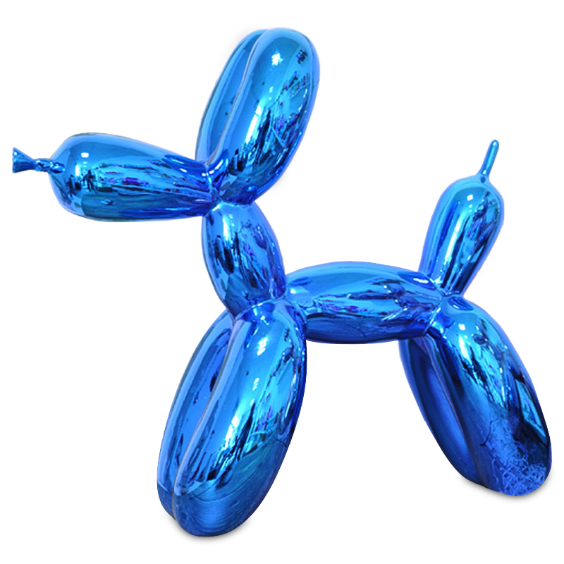 Статуэтка Jeff Koons Balloon Dog shining blue Светло-синий в Уфе | Loft Concept 