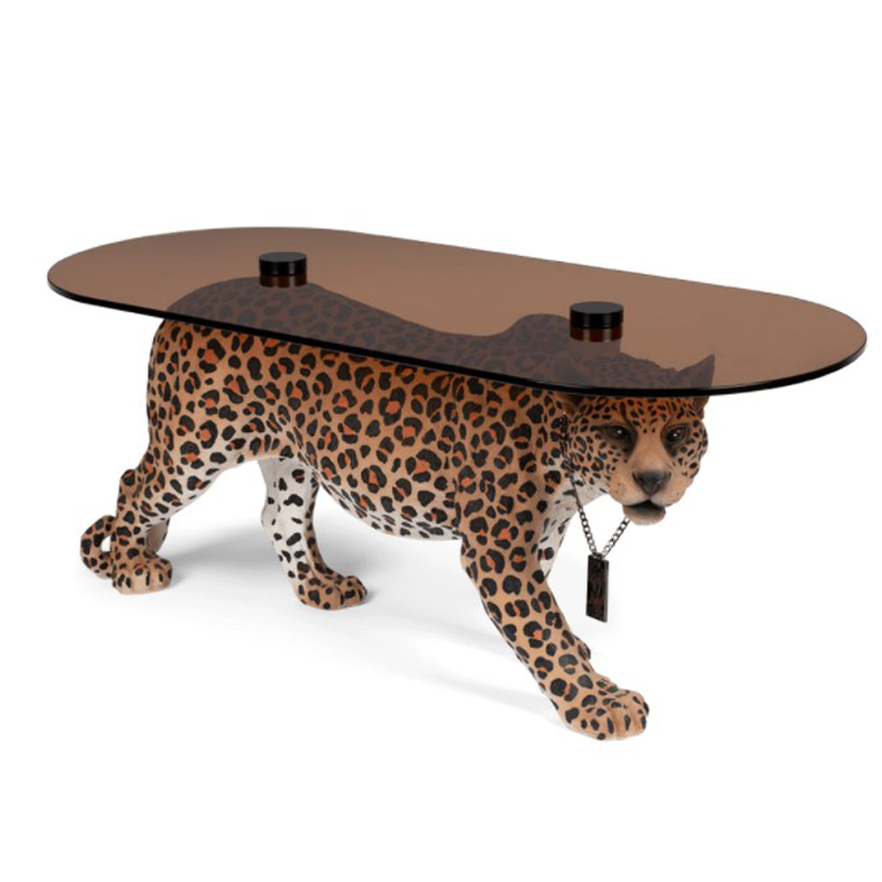 Кофейный стол DOPE AS HELL COFFEE TABLE SPOTTED Коричневый в Уфе | Loft Concept 