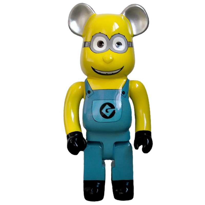 Статуэтка Bearbrick Minion Dave Синий Желтый Черный в Уфе | Loft Concept 