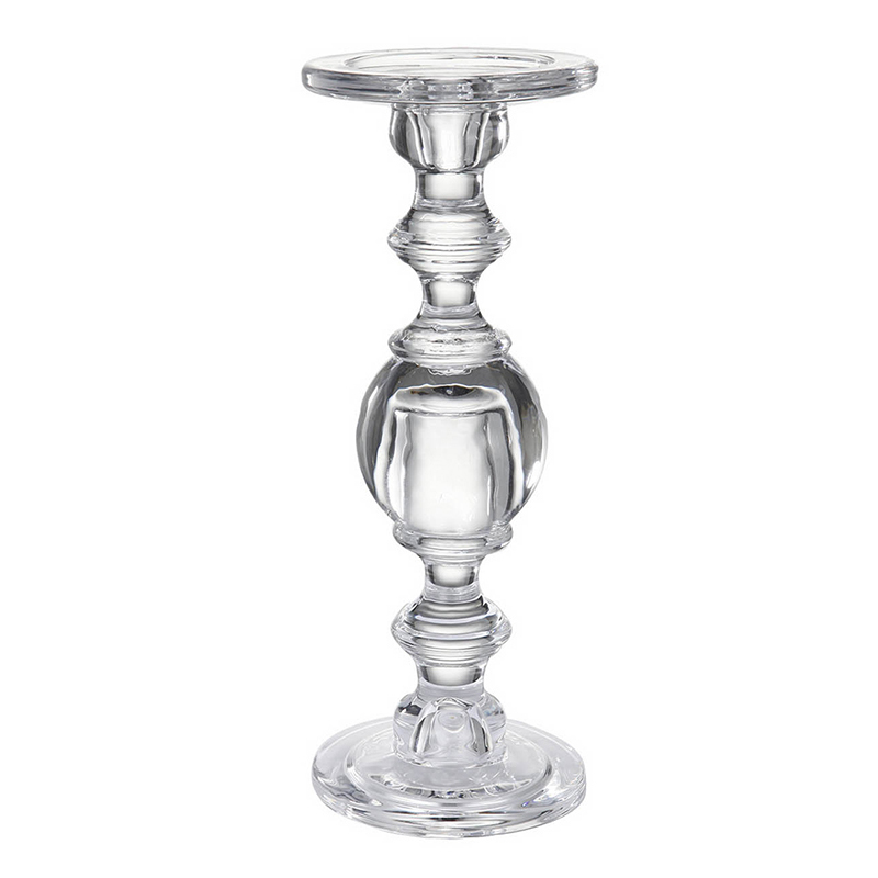 Подсвечник Glass Candlestick I Прозрачное Стекло в Уфе | Loft Concept 