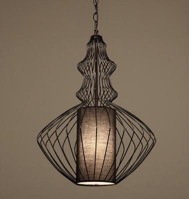 Подвесной светильник Wire Dream Pendant 2 Черный Белый в Уфе | Loft Concept 