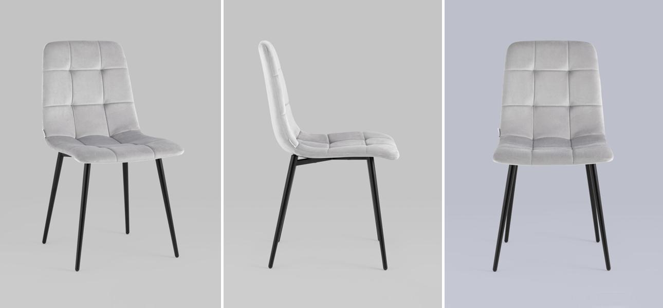 Стул NANCY Chair Молочный Велюр - фото