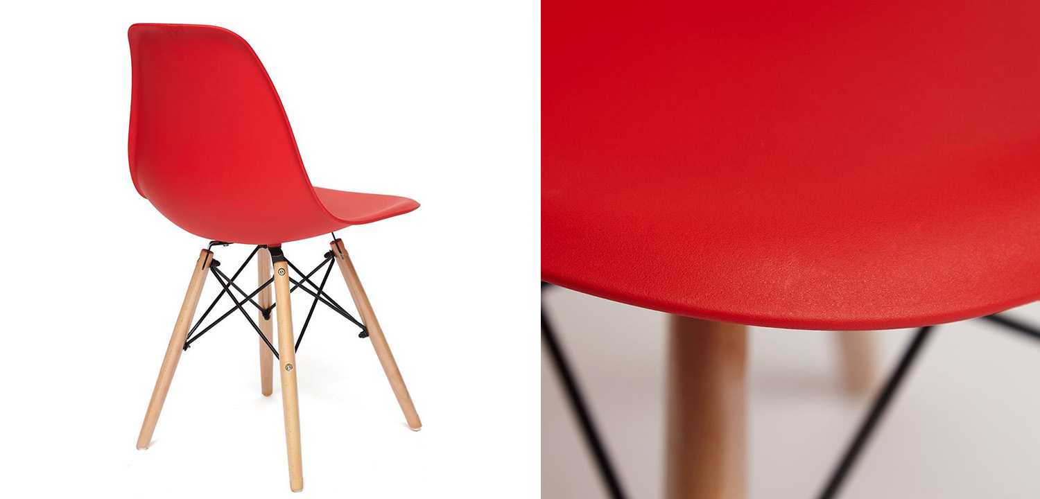 Стул DSW red - фото