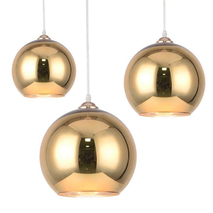 Подвесной светильник GOLD mirror shade modern pendant Золотой в Уфе | Loft Concept 