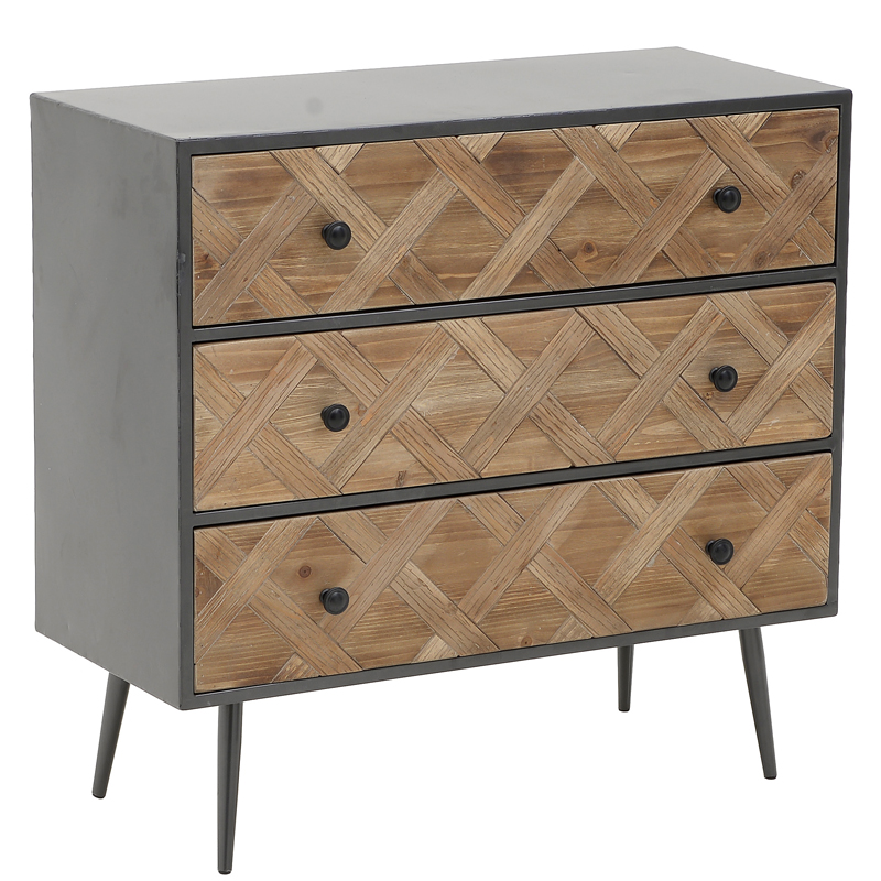 Комод Fidelia Chest of Drawers Древесина Черный в Уфе | Loft Concept 