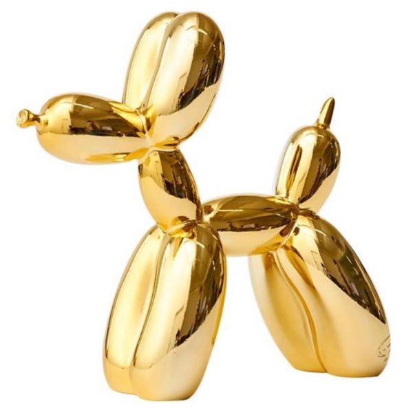 Статуэтка Jeff Koons Balloon Dog medium Gold Глянцевое золото в Уфе | Loft Concept 