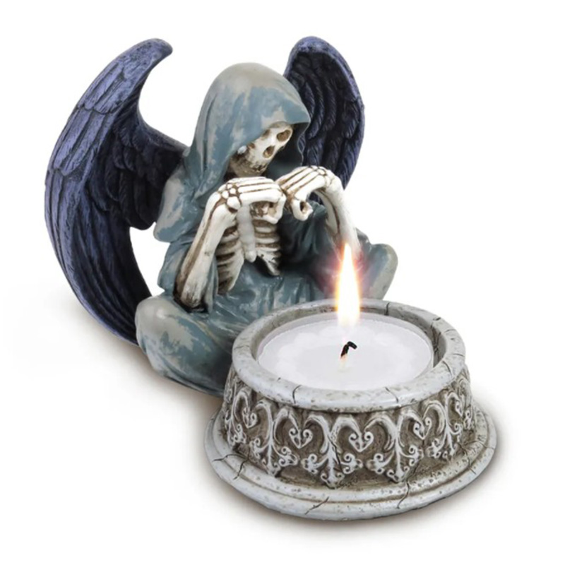 Подсвечник Angel of Death Candlestick Серый в Уфе | Loft Concept 