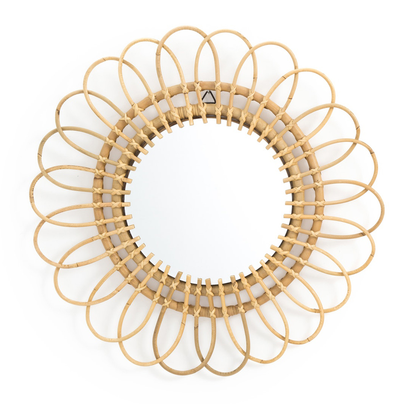 Зеркало Mirror Rattan Flower I  в Уфе | Loft Concept 