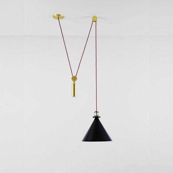 Подвесной светильник Shape up Pendant Cone Black Черный в Уфе | Loft Concept 