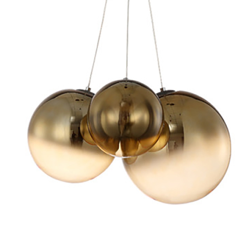 Светильник подвесной Golden balls lamp Золотой в Уфе | Loft Concept 