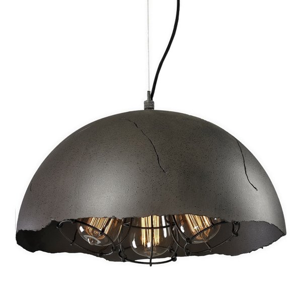 Подвесной светильник Uneven Edge Loft Pendant lamp 3 Графит в Уфе | Loft Concept 