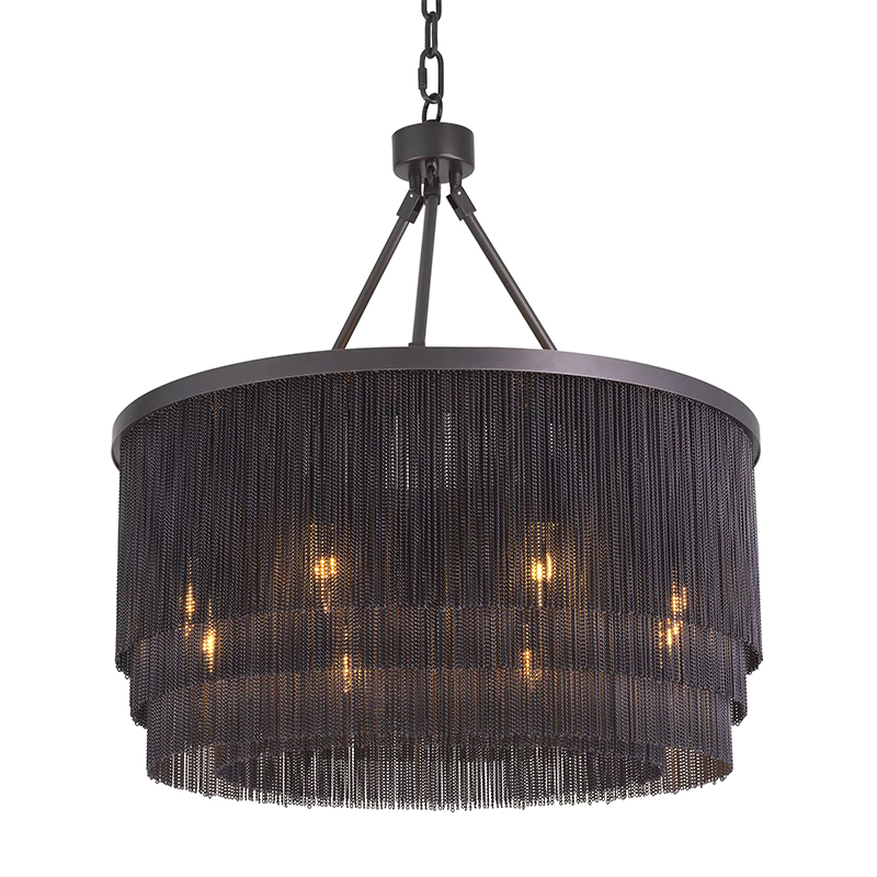 Люстра Eichholtz Chandelier Tissot S Темная бронза в Уфе | Loft Concept 