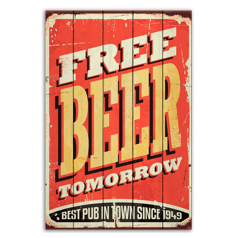 Постер Free Beer Tomorrow  в Уфе | Loft Concept 