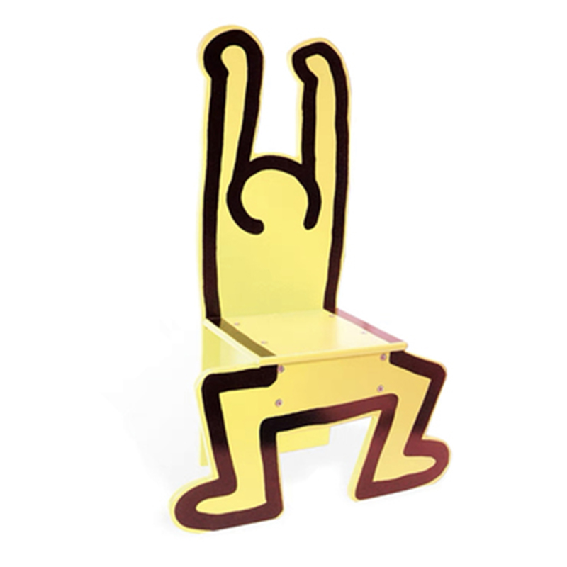 Детский стул Chaise Keith Haring Dancer Vilac Желтый Желтый в Уфе | Loft Concept 