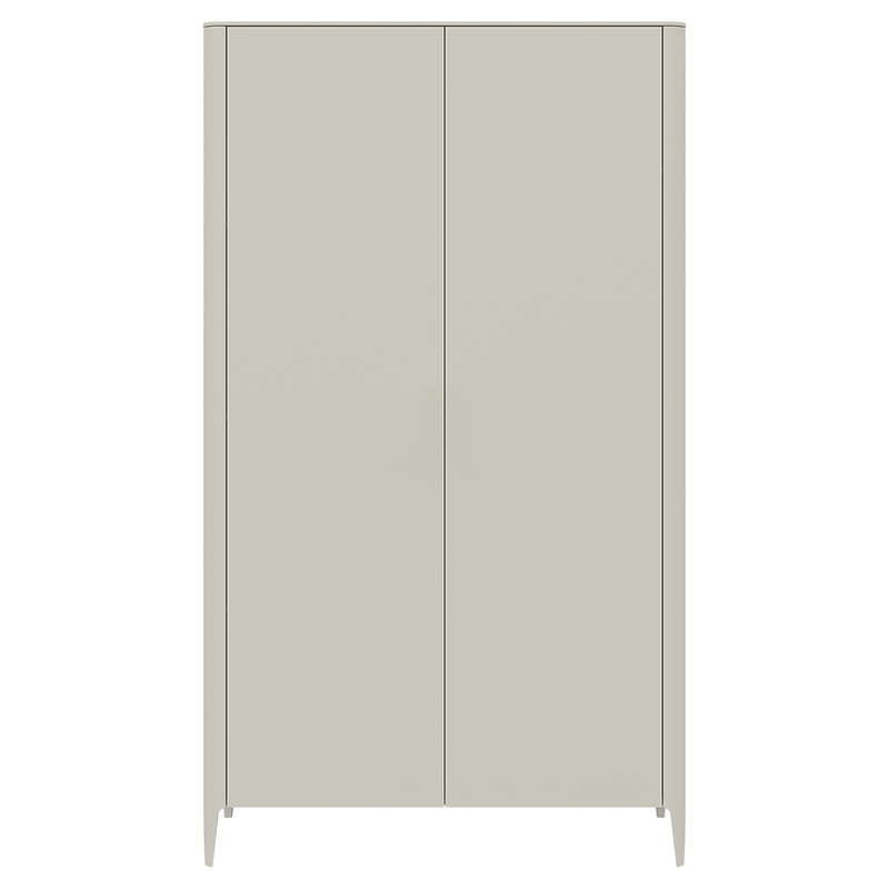 Шкаф двухстворчатый молочного цвета Type Молочный в Уфе | Loft Concept 