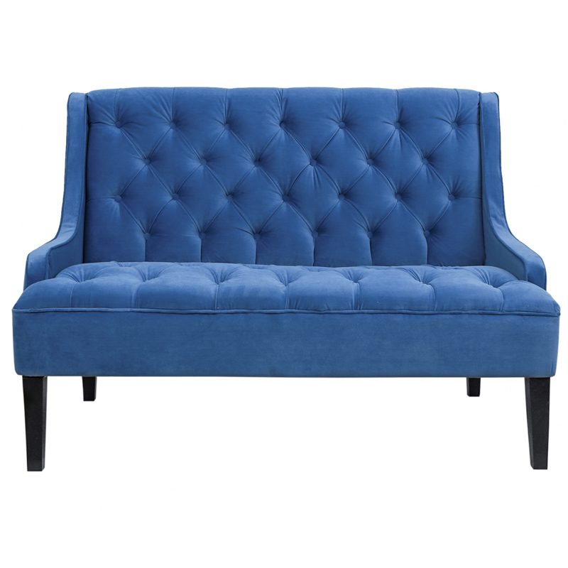 Диван Folket Sofa velour blue Синий в Уфе | Loft Concept 