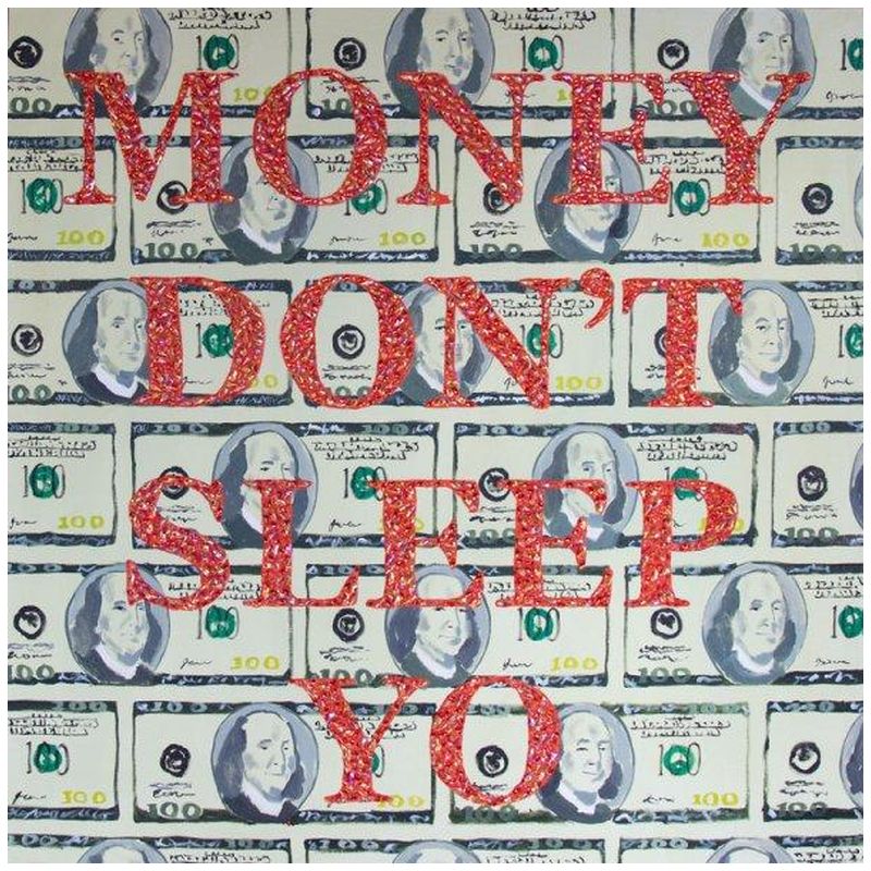 Картина “Money Don’t Sleep Yo” Мульти в Уфе | Loft Concept 