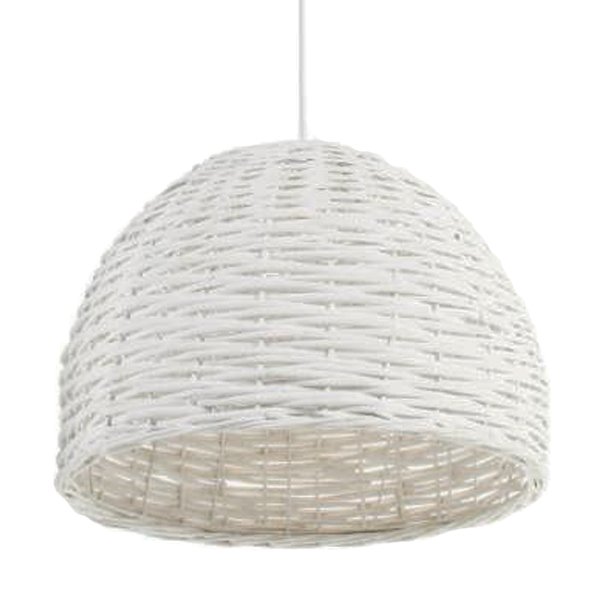 Подвесной светильник Wicker Pendant White Белый в Уфе | Loft Concept 