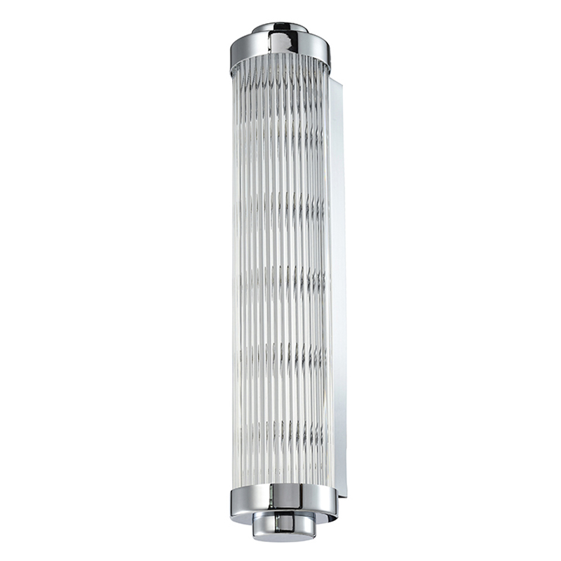 Бра Buck Glass TUBE Wall Lamp Nickel Никель Прозрачный (Transparent) в Уфе | Loft Concept 