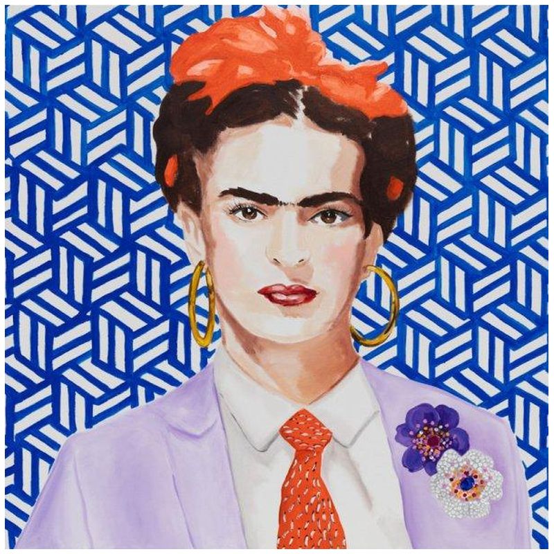 Картина Frida with Lavender Power Suit and Tie Мульти в Уфе | Loft Concept 