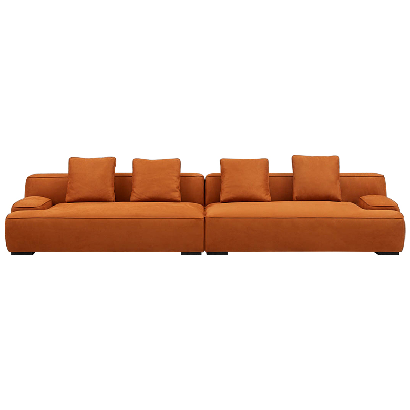 Диван Colby Orange Sofa Оранжевый в Уфе | Loft Concept 