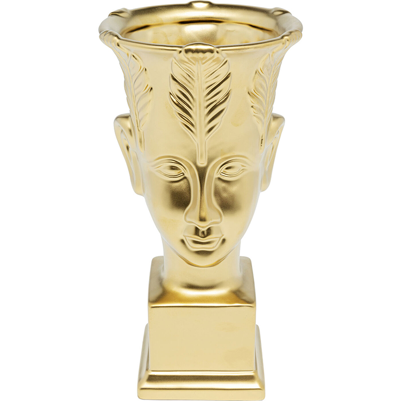 Ваза Golden Face Vase 31 Золотой в Уфе | Loft Concept 