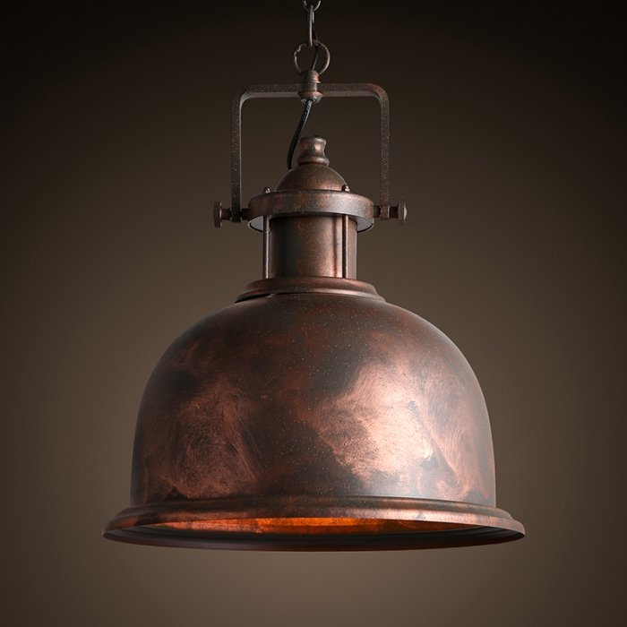 Люстра Old Copper Pendant Big Медь в Уфе | Loft Concept 