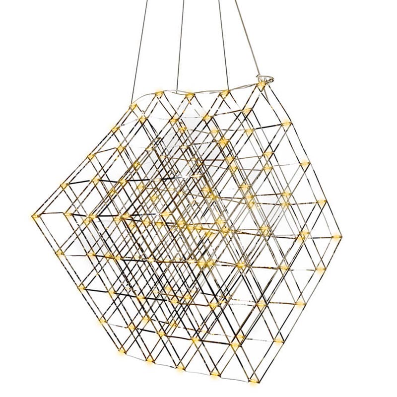 Люстра Moooi Tesseract Yellow lamp M Хром в Уфе | Loft Concept 