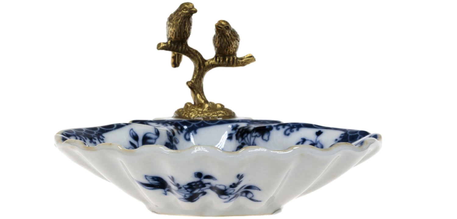 Мыльница Blue and Bronze Birds - фото №1