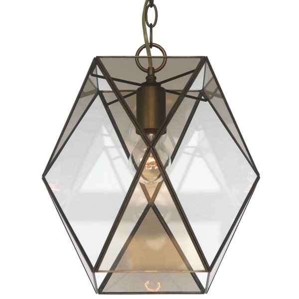 Подвесной светильник Rombius Pendant I brandy glass Темная бронза винтаж в Уфе | Loft Concept 