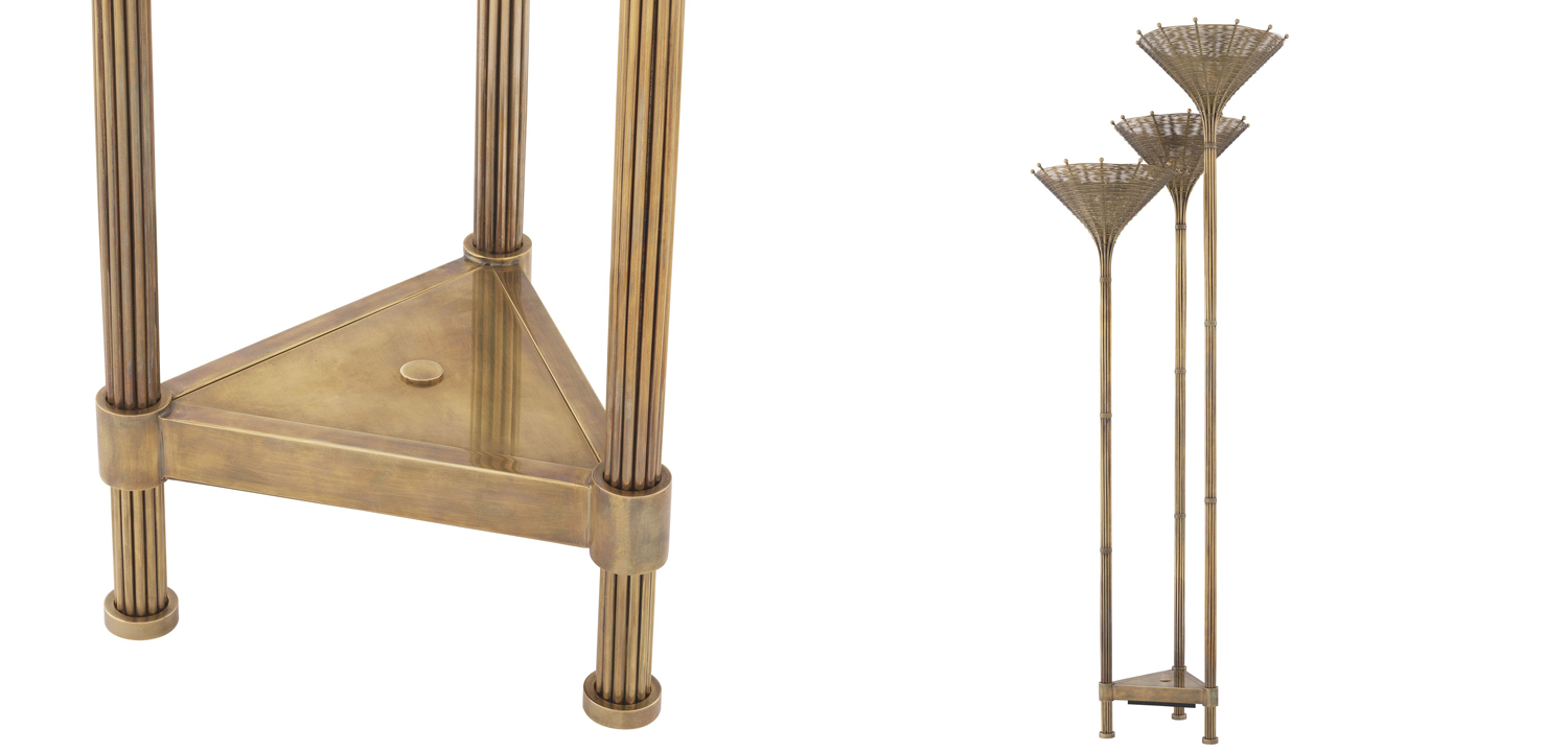 Торшер Eichholtz Floor Lamp Kon Tiki Triple - фото