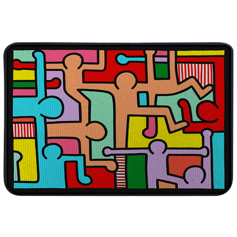 Ковер для прихожей и ванной Keith Haring Rug Мульти в Уфе | Loft Concept 