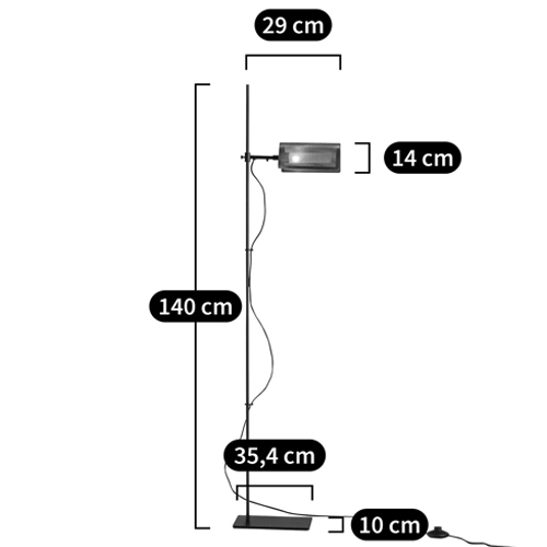 Торшер с плафоном из перфорированного металла Elledge Floor Lamp в Уфе