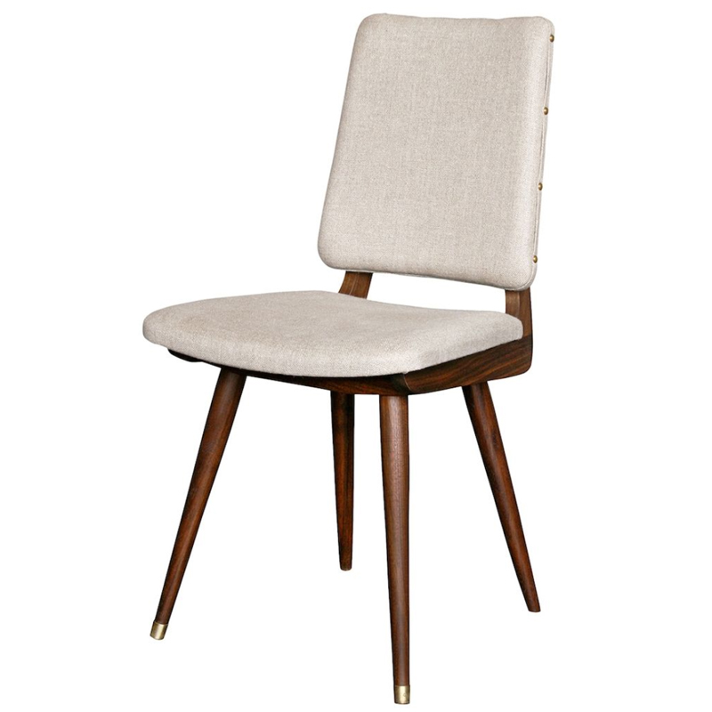 Стул Camille Dining Chair ivory ( слоновая кость ) Коричневый в Уфе | Loft Concept 