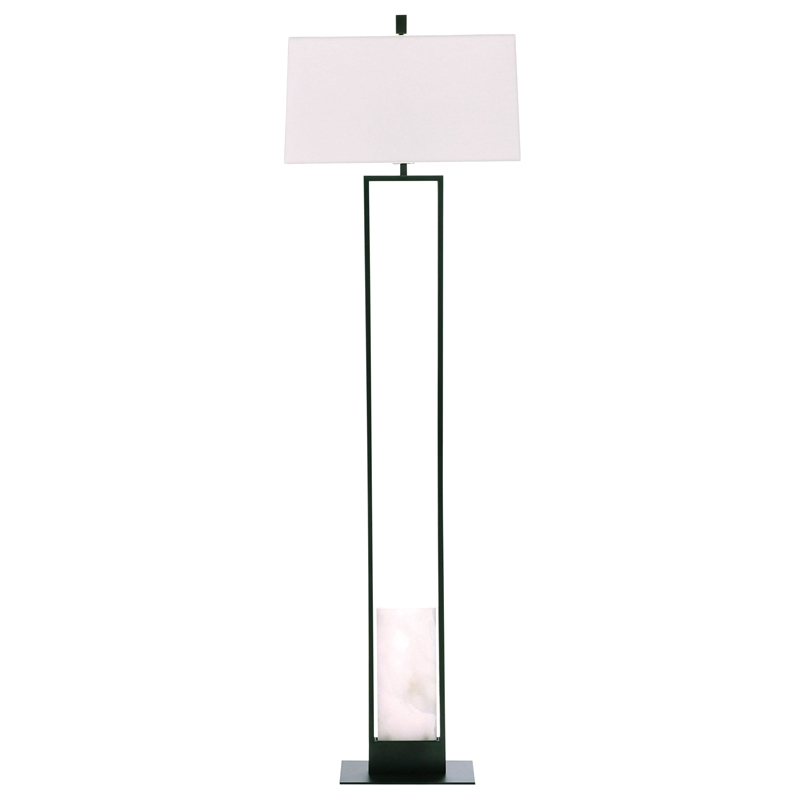 Торшер Arteriors MARKHAM FLOOR LAMP Бронза Белый Черный в Уфе | Loft Concept 