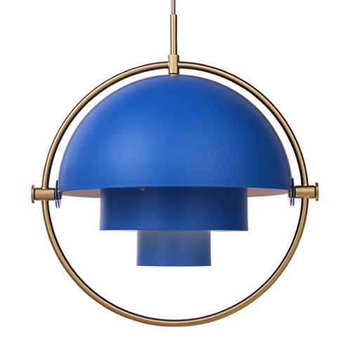 Люстра Louis Weisdorff Multi-lite Pendant Blue Латунь Синий в Уфе | Loft Concept 