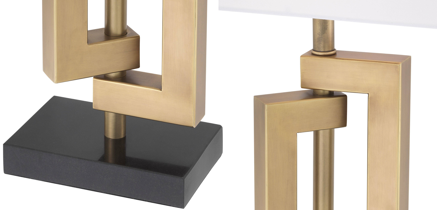 Настольная лампа Eichholtz Table Lamp Leroux brass - фото