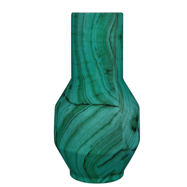 Ваза Malachite Vase rubikon Малахит в Уфе | Loft Concept 