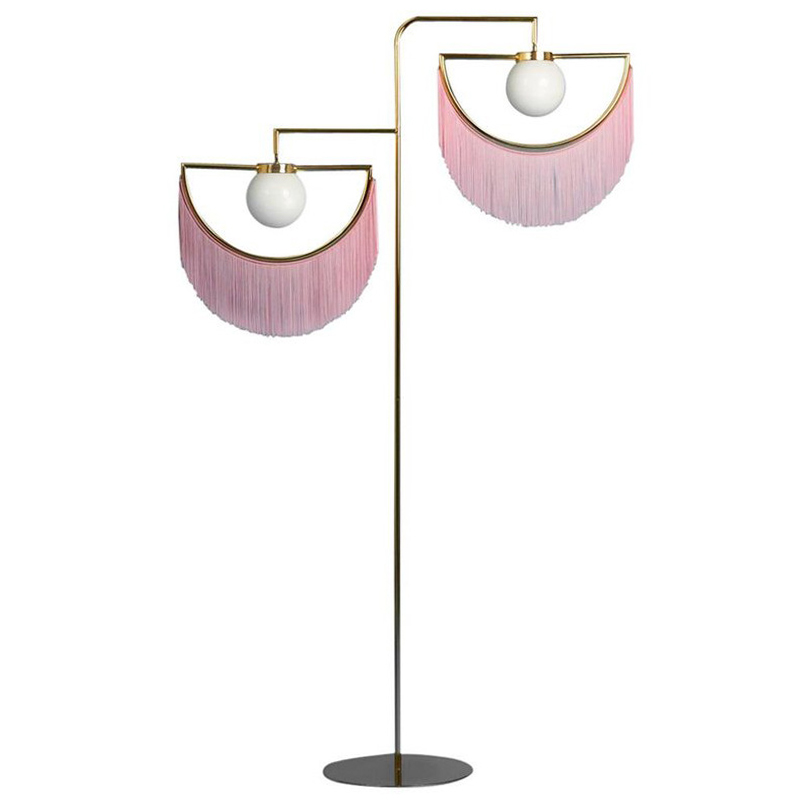 Торшер Inodesign Houtique Masquespacio  Floor lamp Two Золотой Розовый в Уфе | Loft Concept 