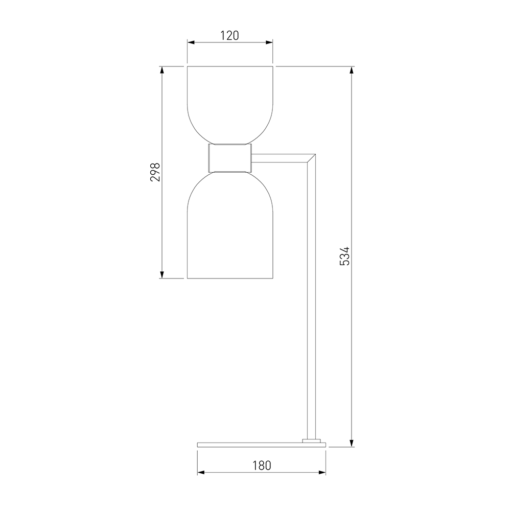 Настольная лампа Light maker studio white and smok brass в Уфе